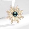image:imageBlack Tahiti Pearl Brooch Broches Jewelry For Women Fashion Christmas Gifts Wife Mom Girlfriend Anniversary Birthday Fine Jewelry Gifts for Her NO11351