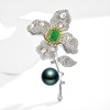 image:imageBlack Tahiti Pearl Brooch Broches Jewelry For Women Fashion Christmas Gifts Wife Mom Girlfriend Anniversary Birthday Fine Jewelry Gifts for Her NO11354