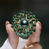 image:imageBlack Tahiti Pearl Brooch Broches Jewelry For Women Fashion Christmas Gifts Wife Mom Girlfriend Anniversary Birthday Fine Jewelry Gifts for Her NO11363