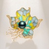 image:imageBlack Tahiti Pearl Brooch Broches Jewelry For Women Fashion Christmas Gifts Wife Mom Girlfriend Anniversary Birthday Fine Jewelry Gifts for Her NO11360