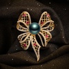 image:imageBlack Tahiti Pearl Brooch Broches Jewelry For Women Fashion Christmas Gifts Wife Mom Girlfriend Anniversary Birthday Fine Jewelry Gifts for Her NO11372