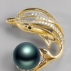 image:imageBlack Tahiti Pearl Brooch Broches Jewelry For Women Fashion Christmas Gifts Wife Mom Girlfriend Anniversary Birthday Fine Jewelry Gifts for Her NO11371
