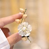 image:imageGifts for Wife Anniversary Brooch for Women Pearl Brooch Real 910mm AAA Quality Handpicked Nature Pearls and D Color Moissanite  Gifts for Mom Girlfriend Her NO11359