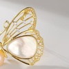 image:imageGifts for Wife Anniversary Brooch for Women Pearl Brooch Real 910mm AAA Quality Handpicked Nature Pearls and D Color Moissanite  Gifts for Mom Girlfriend Her NO11418