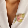 image:imageGifts for Wife Anniversary Brooch for Women Pearl Brooch Real 910mm AAA Quality Handpicked Nature Pearls and D Color Moissanite  Gifts for Mom Girlfriend Her NO11434