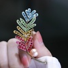 image:imageGifts for Wife Anniversary Brooch for Women Pearl Brooch Real 910mm AAA Quality Handpicked Nature Pearls and D Color Moissanite  Gifts for Mom Girlfriend Her NO11405