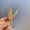 image:imageGifts for Wife Anniversary Brooch for Women Pearl Brooch Real 910mm AAA Quality Handpicked Nature Pearls and D Color Moissanite  Gifts for Mom Girlfriend Her NO11386