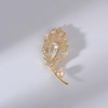 image:imageGifts for Wife Anniversary Brooch for Women Pearl Brooch Real 910mm AAA Quality Handpicked Nature Pearls and D Color Moissanite  Gifts for Mom Girlfriend Her NO11363