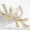 image:imageGifts for Wife Anniversary Brooch for Women Pearl Brooch Real 910mm AAA Quality Handpicked Nature Pearls and D Color Moissanite  Gifts for Mom Girlfriend Her NO11422