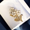 image:imageGifts for Wife Anniversary Brooch for Women Pearl Brooch Real 910mm AAA Quality Handpicked Nature Pearls and D Color Moissanite  Gifts for Mom Girlfriend Her NO11433