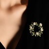 image:imageGifts for Wife Anniversary Brooch for Women Pearl Brooch Real 910mm AAA Quality Handpicked Nature Pearls and D Color Moissanite  Gifts for Mom Girlfriend Her NO11441
