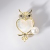 image:imageGifts for Wife Anniversary Brooch for Women Pearl Brooch Real 910mm AAA Quality Handpicked Nature Pearls and D Color Moissanite  Gifts for Mom Girlfriend Her NO11362
