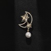 image:imageGifts for Wife Anniversary Brooch for Women Pearl Brooch Real 910mm AAA Quality Handpicked Nature Pearls and D Color Moissanite  Gifts for Mom Girlfriend Her NO11370