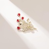 image:imageGifts for Wife Anniversary Brooch for Women Pearl Brooch Real 910mm AAA Quality Handpicked Nature Pearls and D Color Moissanite  Gifts for Mom Girlfriend Her NO11346