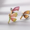image:imageGifts for Wife Anniversary Brooch for Women Pearl Brooch Real 910mm AAA Quality Handpicked Nature Pearls and D Color Moissanite  Gifts for Mom Girlfriend Her NO11434