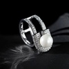 image:imageGifts for Wife Anniversary Brooch for Women Pearl Brooch Real 910mm AAA Quality Handpicked Nature Pearls and D Color Moissanite  Gifts for Mom Girlfriend Her NO11389
