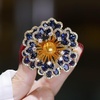 image:imageGifts for Wife Anniversary Brooch for Women Pearl Brooch Real 910mm AAA Quality Handpicked Nature Pearls and D Color Moissanite  Gifts for Mom Girlfriend Her NO11409