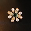 image:imageGifts for Wife Anniversary Brooch for Women Pearl Brooch Real 910mm AAA Quality Handpicked Nature Pearls and D Color Moissanite  Gifts for Mom Girlfriend Her NO11411