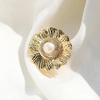image:imageGifts for Wife Anniversary Brooch for Women Pearl Brooch Real 910mm AAA Quality Handpicked Nature Pearls and D Color Moissanite  Gifts for Mom Girlfriend Her NO11414