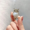 image:imageGifts for Wife Anniversary Brooch for Women Pearl Brooch Real 910mm AAA Quality Handpicked Nature Pearls and D Color Moissanite  Gifts for Mom Girlfriend Her NO11362