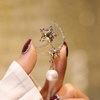 image:imageGifts for Wife Anniversary Brooch for Women Pearl Brooch Real 910mm AAA Quality Handpicked Nature Pearls and D Color Moissanite  Gifts for Mom Girlfriend Her NO11370