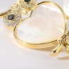 image:imageGifts for Wife Anniversary Brooch for Women Pearl Brooch Real 910mm AAA Quality Handpicked Nature Pearls and D Color Moissanite  Gifts for Mom Girlfriend Her NO11362