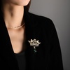 image:imageGifts for Wife Anniversary Brooch for Women Pearl Brooch Real 910mm AAA Quality Handpicked Nature Pearls and D Color Moissanite  Gifts for Mom Girlfriend Her NO11404