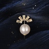 image:imageGifts for Wife Anniversary Brooch for Women Pearl Brooch Real 910mm AAA Quality Handpicked Nature Pearls and D Color Moissanite  Gifts for Mom Girlfriend Her NO11427