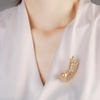 image:imageGifts for Wife Anniversary Brooch for Women Pearl Brooch Real 910mm AAA Quality Handpicked Nature Pearls and D Color Moissanite  Gifts for Mom Girlfriend Her NO11380