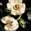image:imageGifts for Wife Anniversary Brooch for Women Pearl Brooch Real 910mm AAA Quality Handpicked Nature Pearls and D Color Moissanite  Gifts for Mom Girlfriend Her NO11436