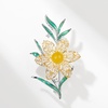 image:imageGifts for Wife Anniversary Brooch for Women Pearl Brooch Real 910mm AAA Quality Handpicked Nature Pearls and D Color Moissanite  Gifts for Mom Girlfriend Her NO11432