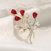 image:imageGifts for Wife Anniversary Brooch for Women Pearl Brooch Real 910mm AAA Quality Handpicked Nature Pearls and D Color Moissanite  Gifts for Mom Girlfriend Her NO11346