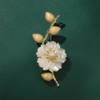 image:imageGifts for Wife Anniversary Brooch for Women Pearl Brooch Real 910mm AAA Quality Handpicked Nature Pearls and D Color Moissanite  Gifts for Mom Girlfriend Her NO11359
