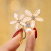 image:imageGifts for Wife Anniversary Brooch for Women Pearl Brooch Real 910mm AAA Quality Handpicked Nature Pearls and D Color Moissanite  Gifts for Mom Girlfriend Her NO11407