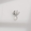 image:imageGifts for Wife Anniversary Brooch for Women Pearl Brooch Real 910mm AAA Quality Handpicked Nature Pearls and D Color Moissanite  Gifts for Mom Girlfriend Her NO11383