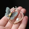 image:imageGifts for Wife Anniversary Brooch for Women Pearl Brooch Real 910mm AAA Quality Handpicked Nature Pearls and D Color Moissanite  Gifts for Mom Girlfriend Her NO11351