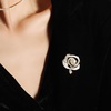 image:imageGifts for Wife Anniversary Brooch for Women Pearl Brooch Real AAA Quality Handpicked Nature Pearls and D Color Moissanite  Gifts for Mom Girlfriend Her NO11177