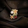 image:imageGifts for Wife Anniversary Brooch for Women Pearl Brooch Real AAA Quality Handpicked Nature Pearls and D Color Moissanite  Gifts for Mom Girlfriend Her NO11150