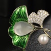 image:imageGifts for Wife Anniversary Brooch for Women Pearl Brooch Real AAA Quality Handpicked Nature Pearls and D Color Moissanite  Gifts for Mom Girlfriend Her NO11157