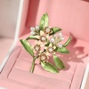 image:imageGifts for Wife Anniversary Brooch for Women Pearl Brooch Real AAA Quality Handpicked Nature Pearls and D Color Moissanite  Gifts for Mom Girlfriend Her NO11185