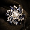 image:imageGifts for Wife Anniversary Brooch for Women Pearl Brooch Real AAA Quality Handpicked Nature Pearls and D Color Moissanite  Gifts for Mom Girlfriend Her NO11140