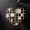 image:imageGifts for Wife Anniversary Brooch for Women Pearl Brooch Real AAA Quality Handpicked Nature Pearls and D Color Moissanite  Gifts for Mom Girlfriend Her NO11152