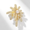 image:imageGifts for Wife Anniversary Brooch for Women Pearl Brooch Real AAA Quality Handpicked Nature Pearls and D Color Moissanite  Gifts for Mom Girlfriend Her NO11200