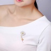 image:imageGifts for Wife Anniversary Brooch for Women Pearl Brooch Real AAA Quality Handpicked Nature Pearls and D Color Moissanite  Gifts for Mom Girlfriend Her NO11204