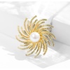 image:imageGifts for Wife Anniversary Brooch for Women Pearl Brooch Real AAA Quality Handpicked Nature Pearls and D Color Moissanite  Gifts for Mom Girlfriend Her NO11207