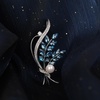 image:imageGifts for Wife Anniversary Brooch for Women Pearl Brooch Real AAA Quality Handpicked Nature Pearls and D Color Moissanite  Gifts for Mom Girlfriend Her NO11169