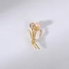 image:imageGifts for Wife Anniversary Brooch for Women Pearl Brooch Real AAA Quality Handpicked Nature Pearls and D Color Moissanite  Gifts for Mom Girlfriend Her NO11156