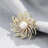 image:imageGifts for Wife Anniversary Brooch for Women Pearl Brooch Real AAA Quality Handpicked Nature Pearls and D Color Moissanite  Gifts for Mom Girlfriend Her NO11207