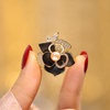 image:imageGifts for Wife Anniversary Brooch for Women Pearl Brooch Real AAA Quality Handpicked Nature Pearls and D Color Moissanite  Gifts for Mom Girlfriend Her NO11175