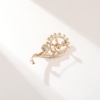image:imageGifts for Wife Anniversary Brooch for Women Pearl Brooch Real AAA Quality Handpicked Nature Pearls and D Color Moissanite  Gifts for Mom Girlfriend Her NO11136